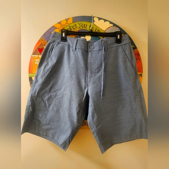 Hang Ten Light Teal/Blue Flat Front Shorts. They Look So Cool. Size 32. NEW 🤩 - Picture 1 of 4